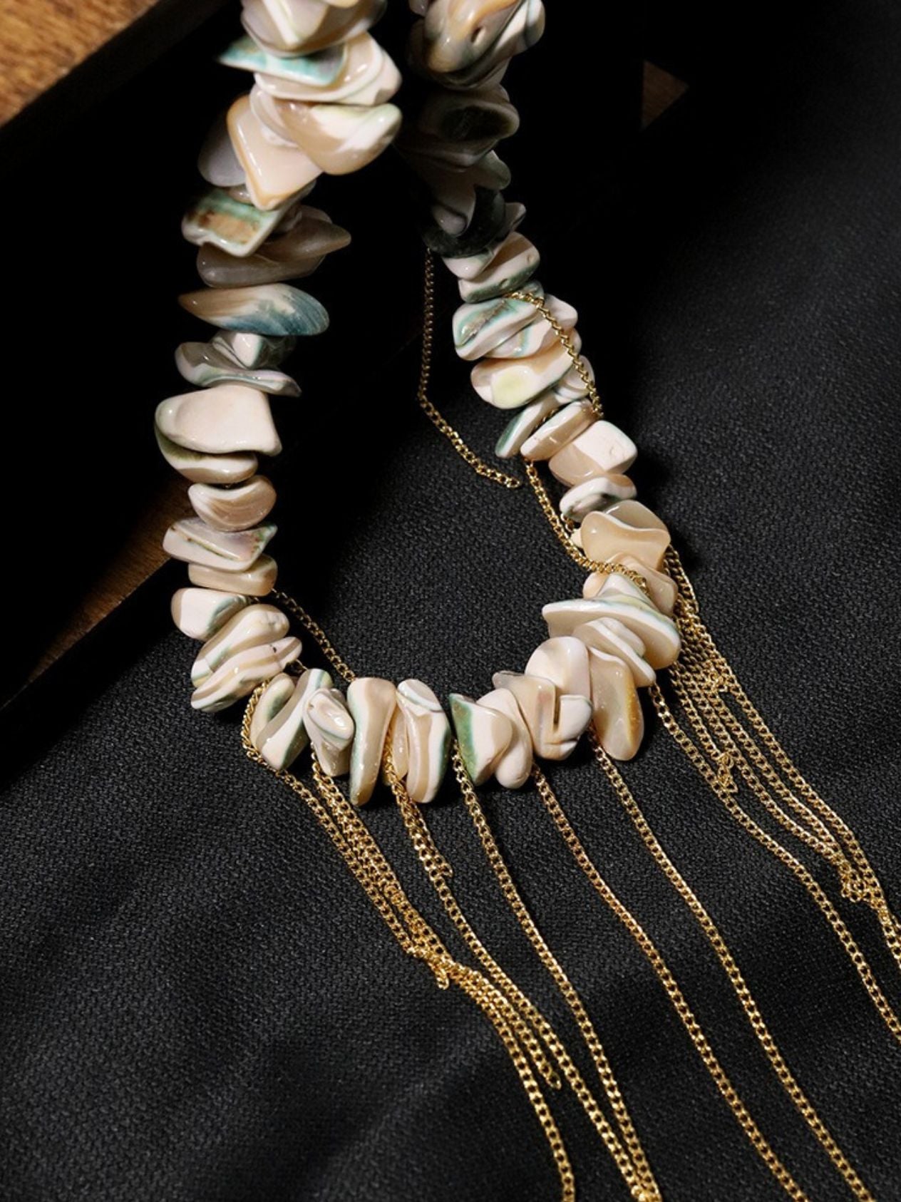 The Isla Shell Tassel Necklace