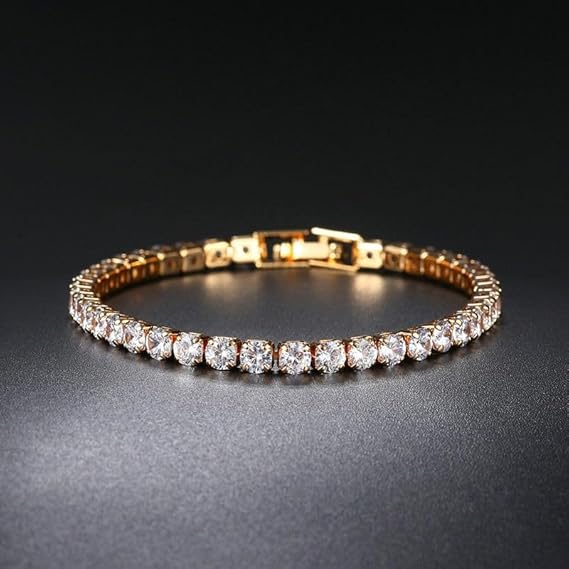 Simulated Diamond Tennis Bracelet
