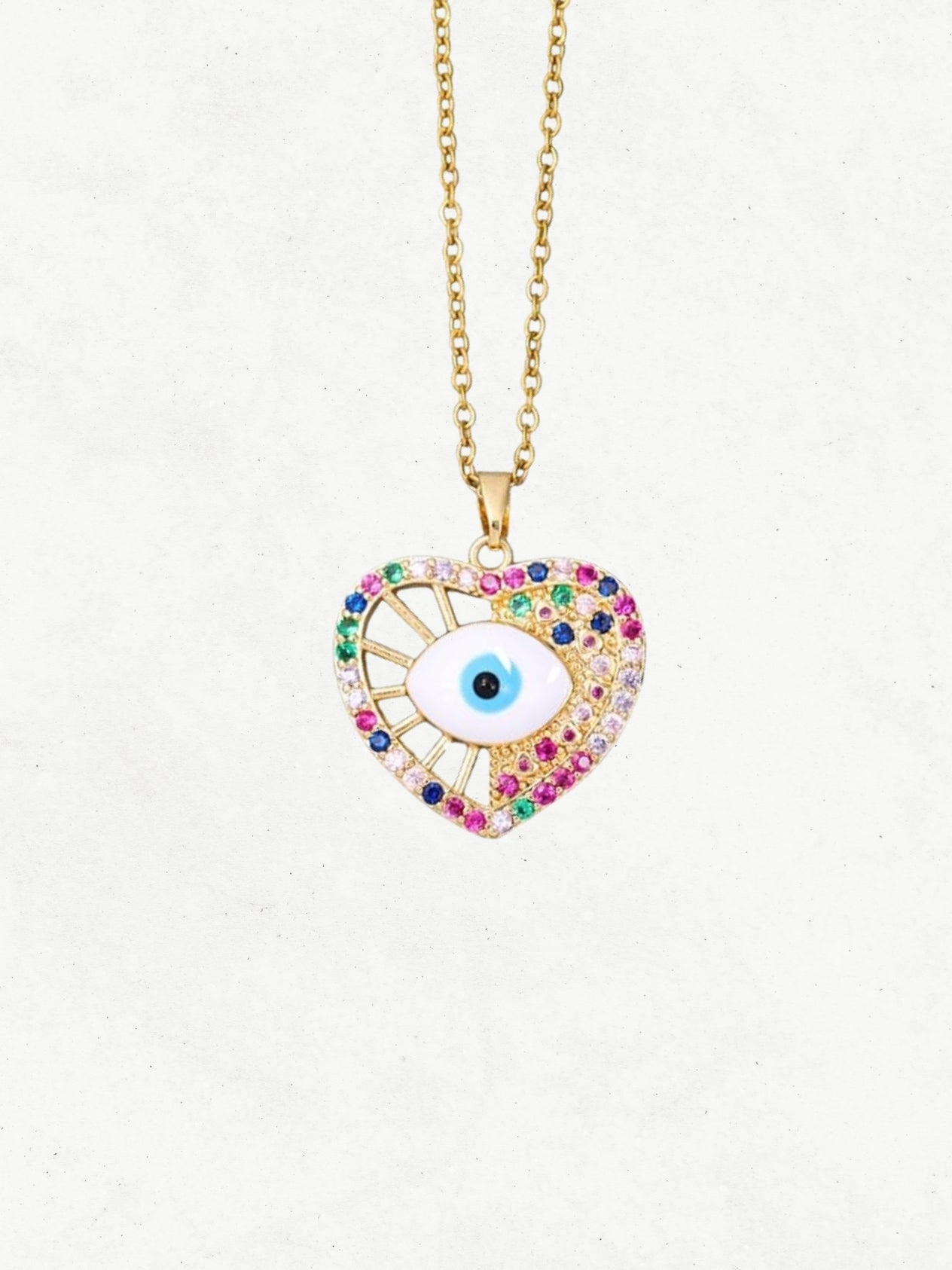 Cubic Zirconia Guardian Heart