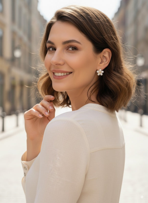 Blossom Flower Studs