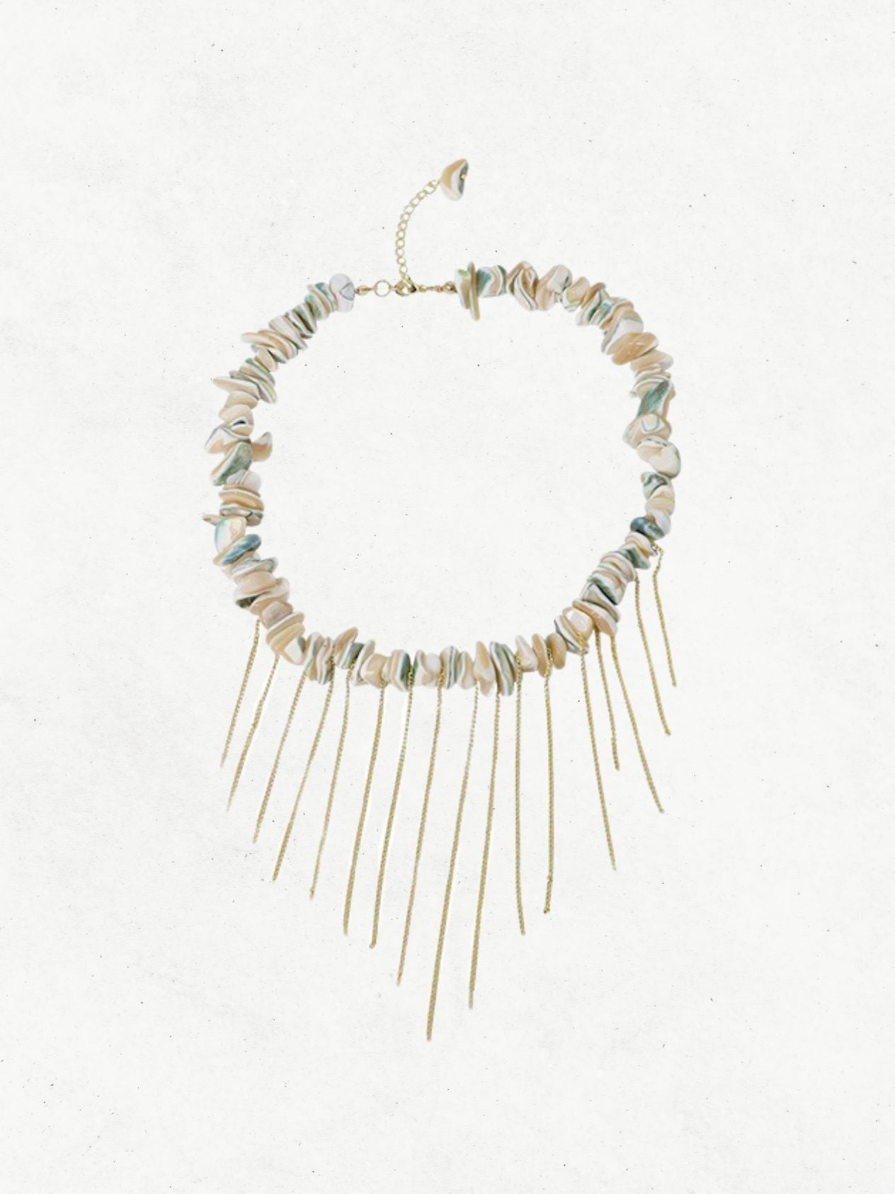 The Isla Shell Tassel Necklace