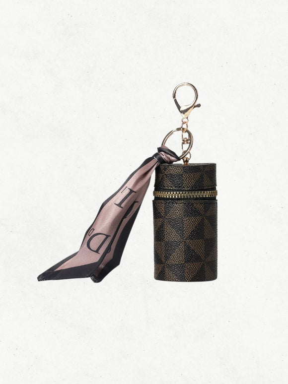 Mini Luxe Coin & Key Chain Wallet