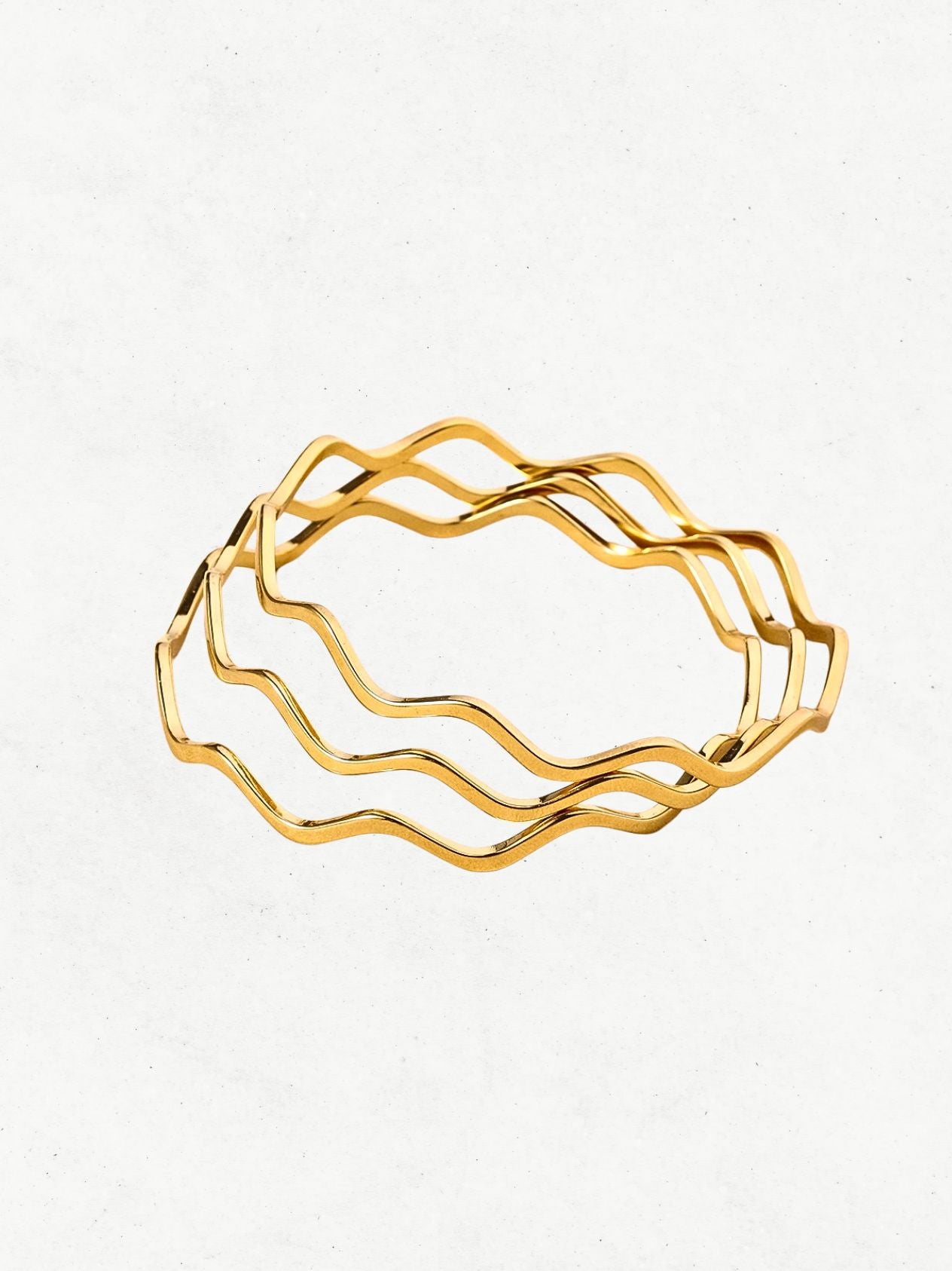 Aurora Wave Stacked Bracelet